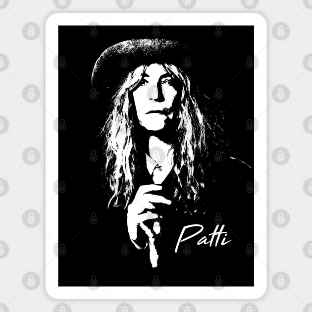 Patti Smith - Minimalist Magnet by PiedPiper